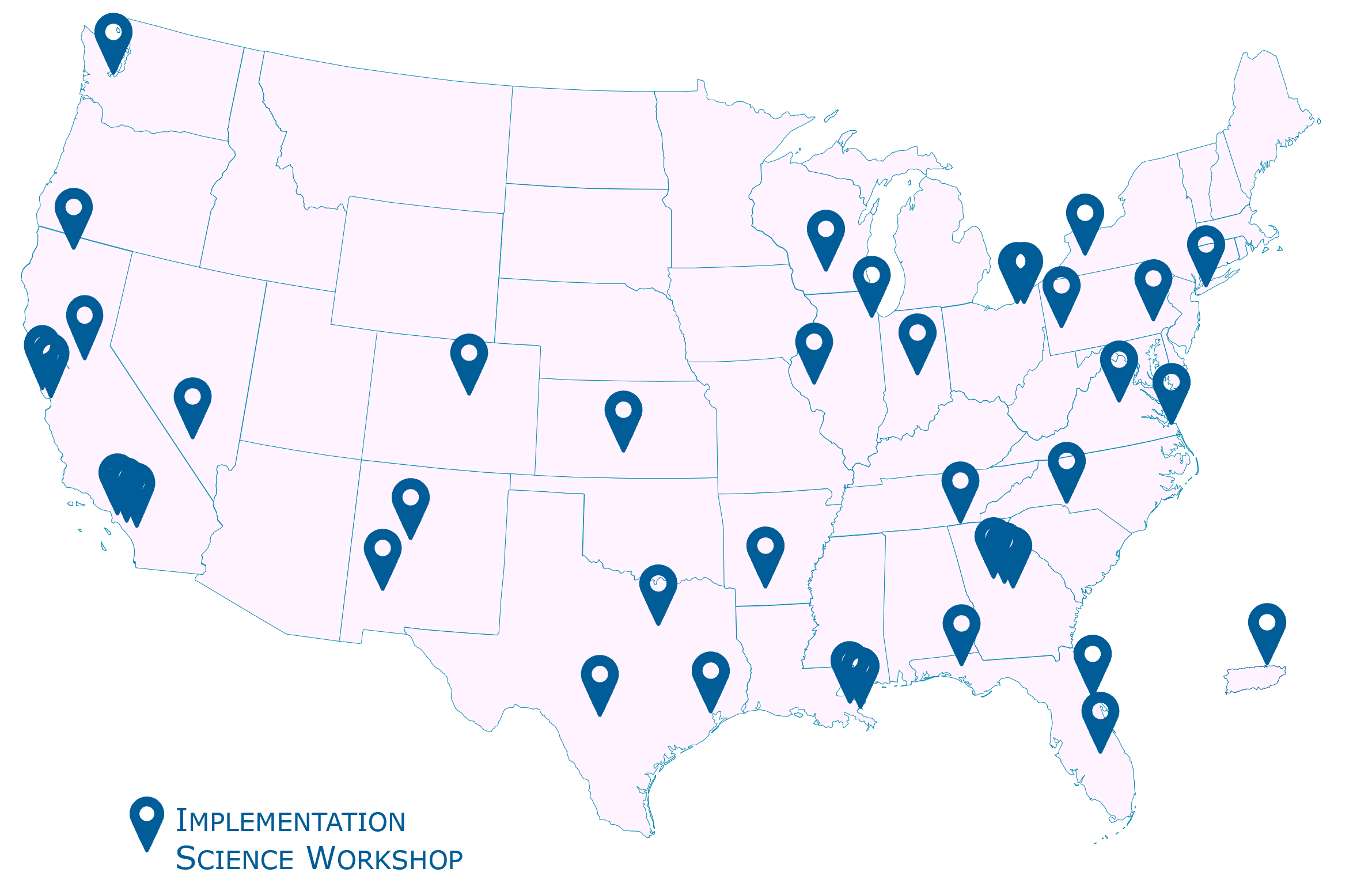 Implementation workshop map